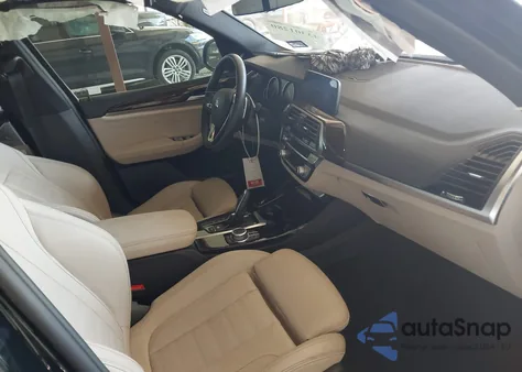 2021 BMW X3 xDrive30I из США, поврежденный, VIN 5UXTY5C09M9E65510